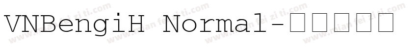 VNBengiH Normal字体转换